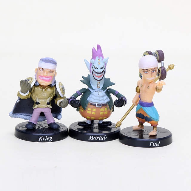 ♥️ Set 12 Mô Hình Nhân Vật One Piece Đảo Hải Tặc ♥️ 5cm ♥️