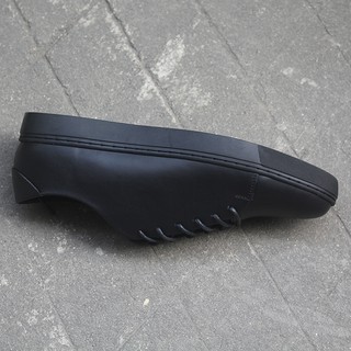 Giày da nam cao cấp men116 đen trơn