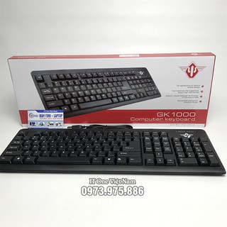 Bàn phím văn phòng warship gk 1000 chính hãng