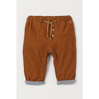 Quẩn nỉ tăm màu vàng camel HM UK