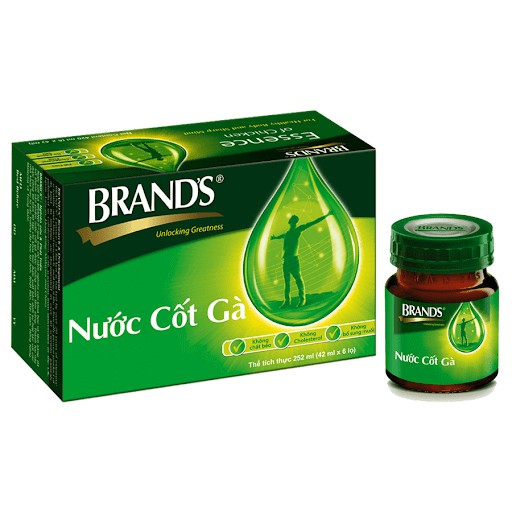 Nước Cốt Gà Brand's / Vị dịu nhẹ - Lốc 6 lọ [brand, brands, light]