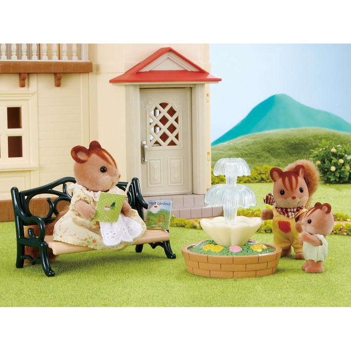 Đồ chơi nhập vai Bench &amp; Fountain Epoch Sylvanian Families