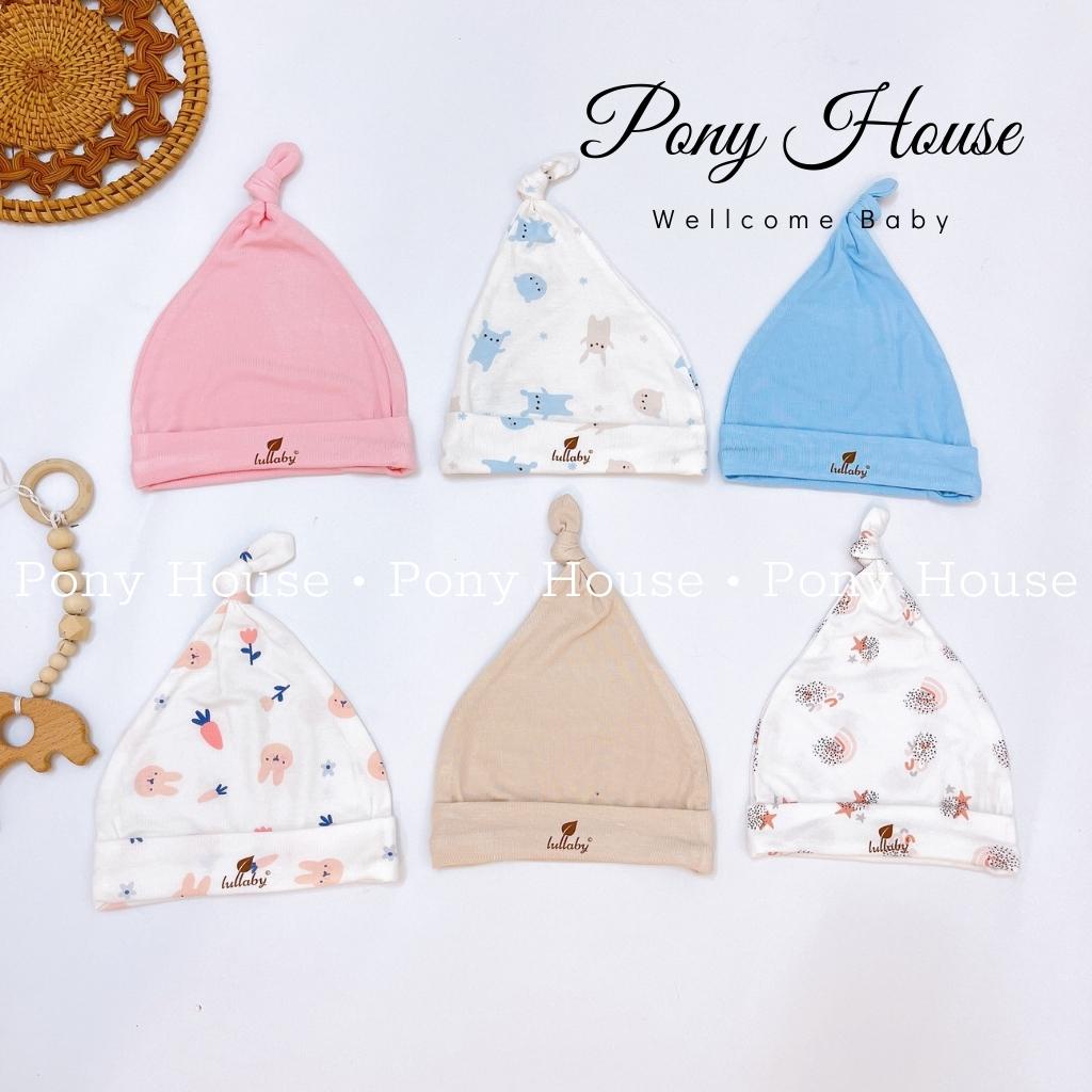 Mũ Sơ Sinh Lullaby Chất Bambo Siêu Mềm Mịn Cho Bé Trai, Bé Gái Sơ Sinh/Newborn/Nb