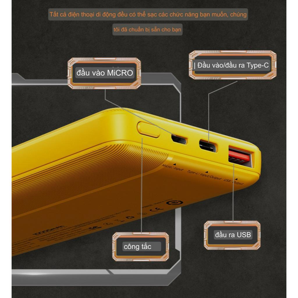 🌟CHÍNH HÃNG🌟 Pin Sạc Dự Phòng tích điện sạc nhanh 20W 20000mah 10000mah WK WP 04 WP 03 wekome điện thoại IP