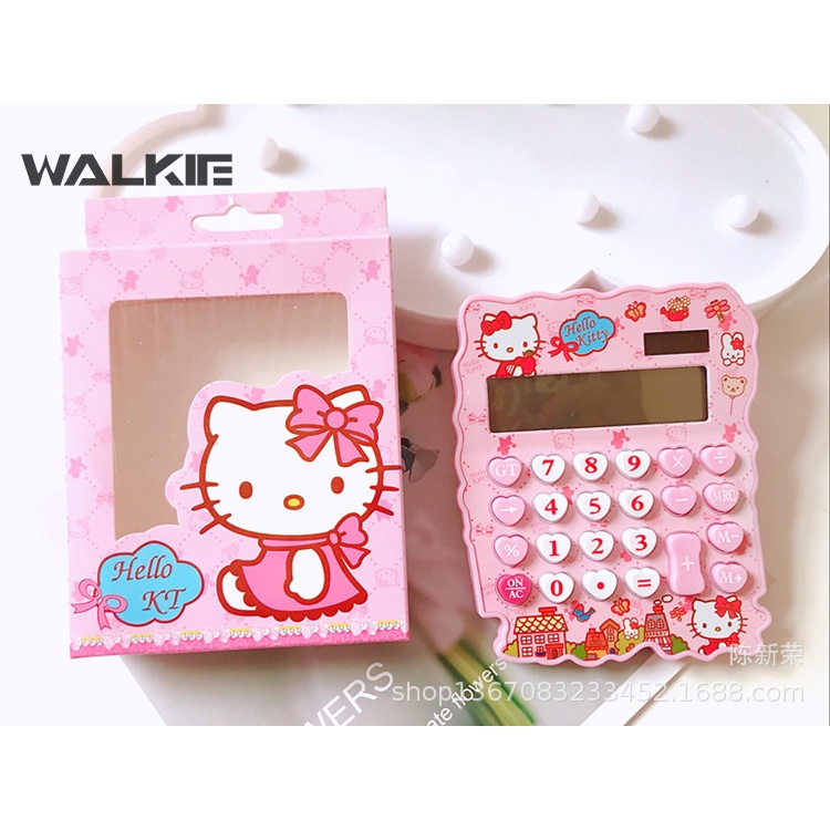 Bộ Đàm Sanrio Hello Kitty Màn Hình Lớn 12 Chữ Số Dành Cho Máy Tính Để Bàn