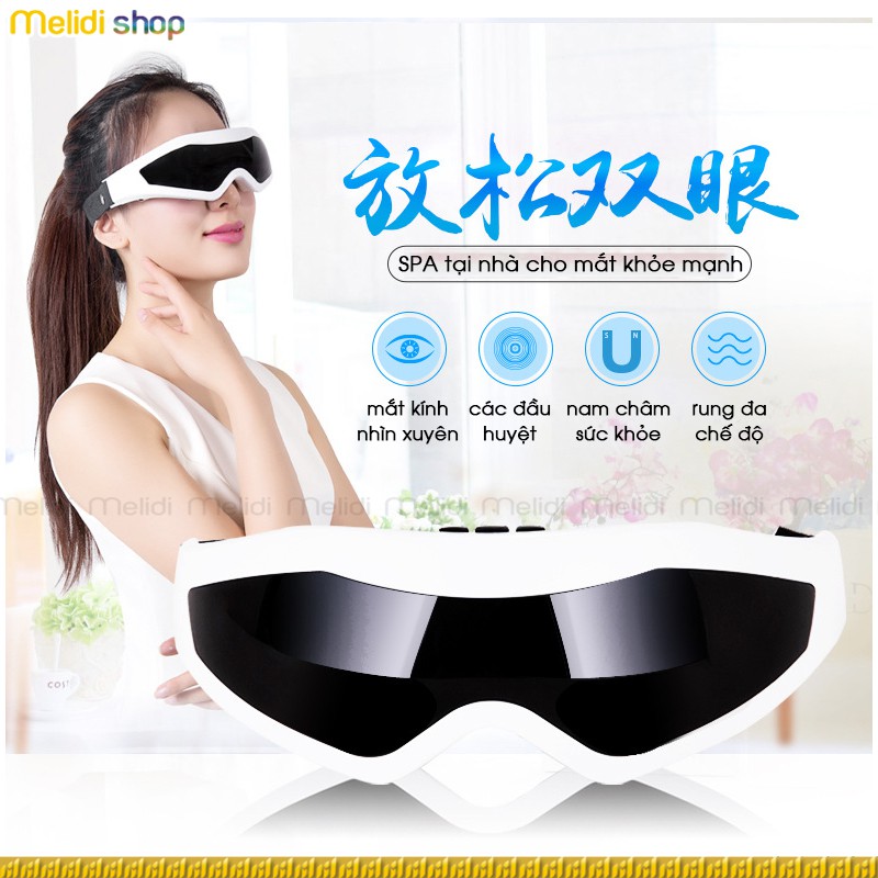 ELi Y66 - Máy Massage Mắt Thư Giãn, Hỗ Trợ Cận Thị - Viễn Thị, Mát Xa Giảm Căng Thẳng, Nhức Mỏi Và Khô Mắt