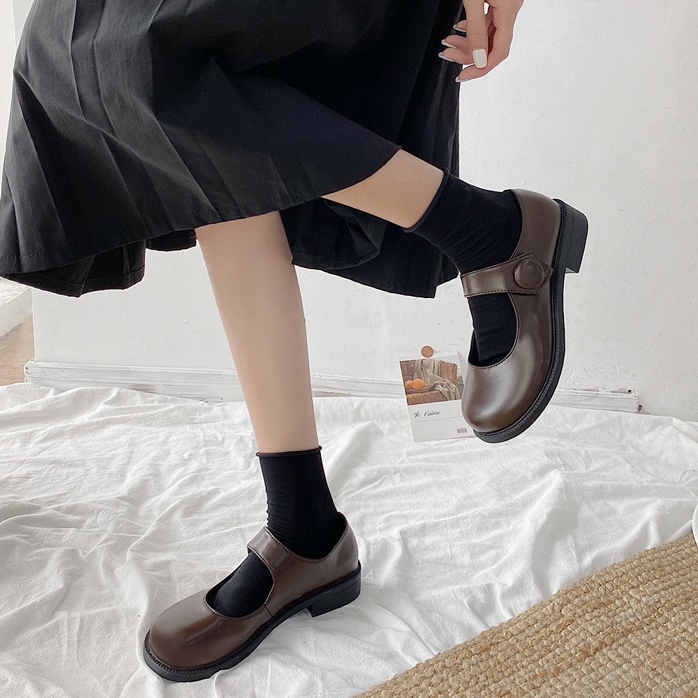 Giày búp bê mũi tròn đế mềm phong cách thời trang dễ thương cho bé gái | BigBuy360 - bigbuy360.vn