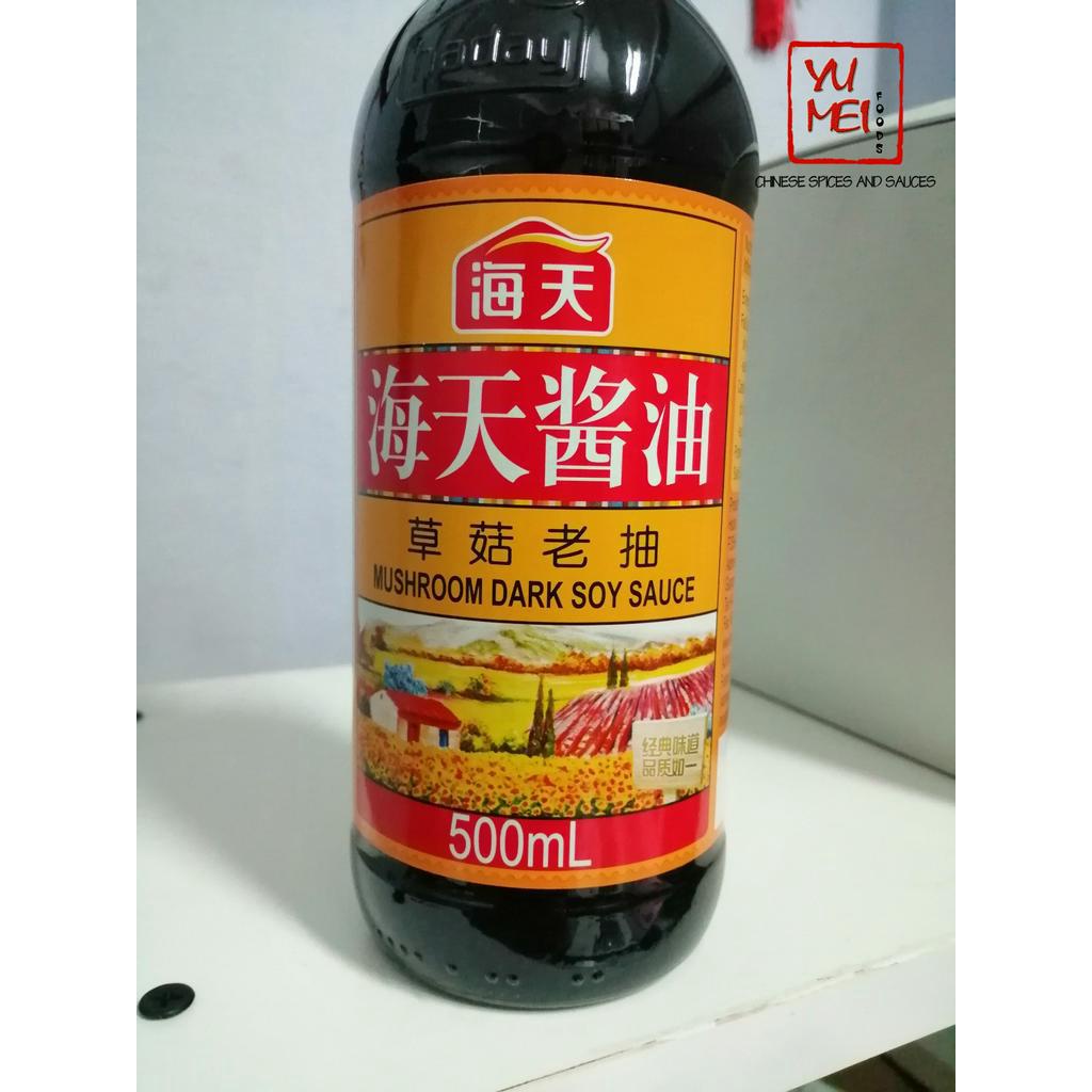 Hắc Xì Dầu Nấm Rơm Hải Thiên 500ml - Mushroom Dark Soy Sauce Haday