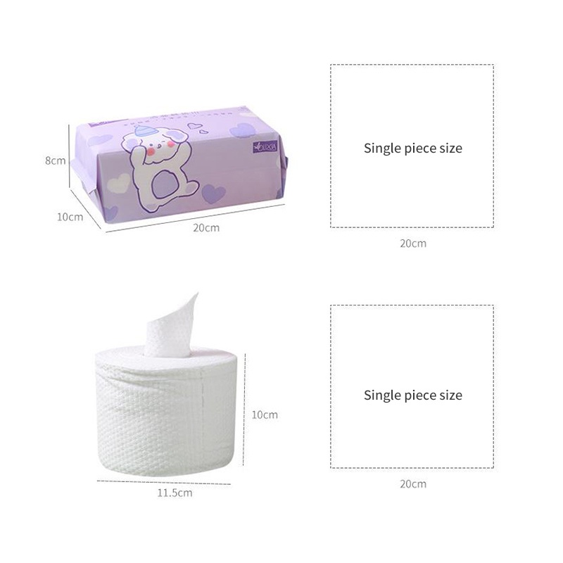 Khăn Lau Mặt Bằng Cotton Dày Dặn Dùng Một Lần Cho Nam Và Nữ