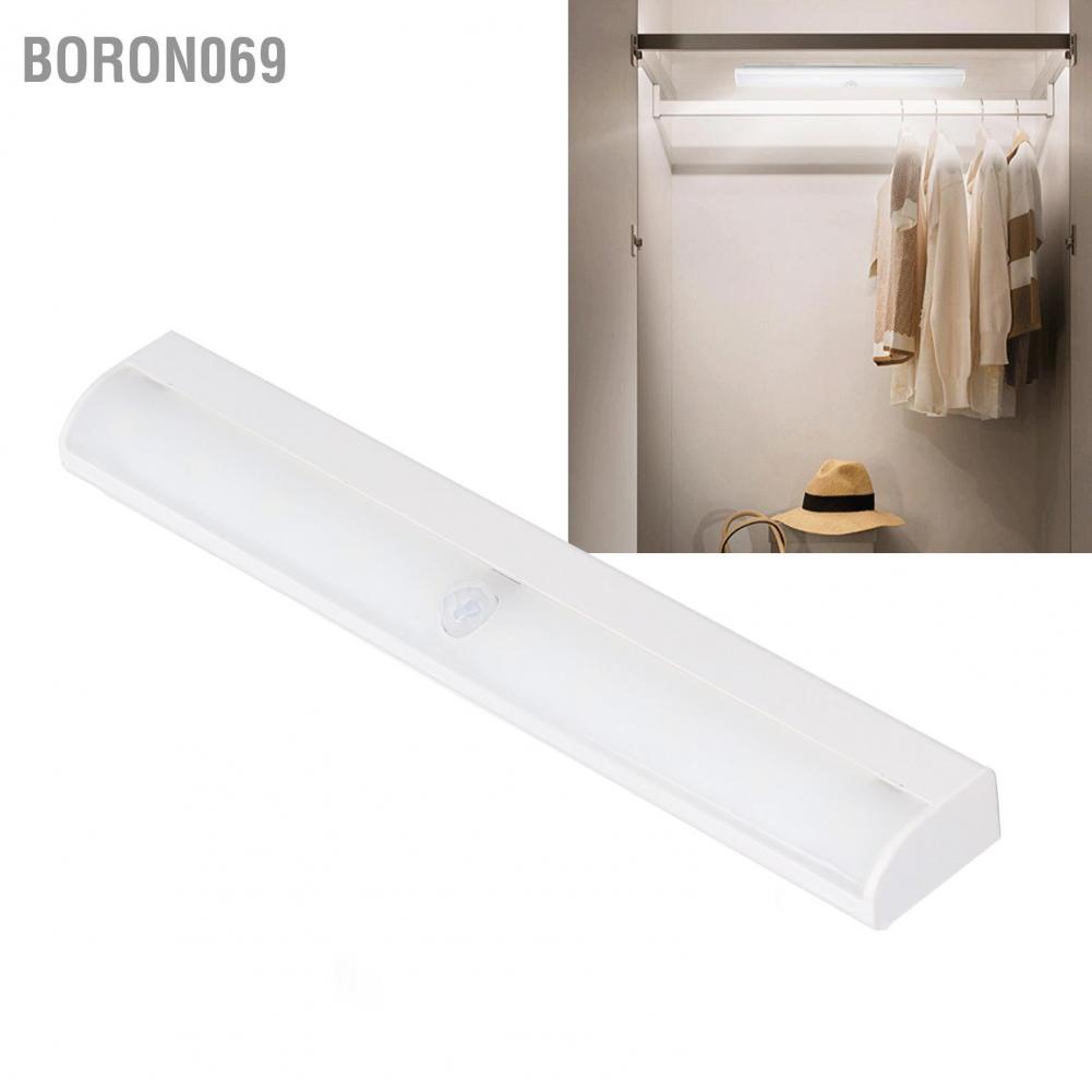 Cảm biến chuyển động LED Ánh sáng tủ quần áo trắng Đèn ngủ siêu mỏng cho Tủ bếp Cầu thang phòng Boron069