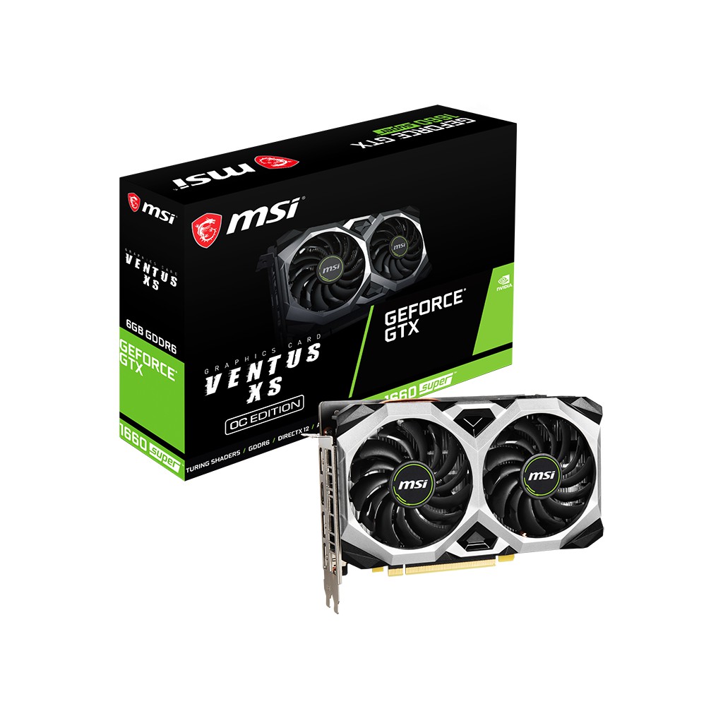 Card Màn Hình MSI GTX 1660 Super VENTUS XS OC Mất Box