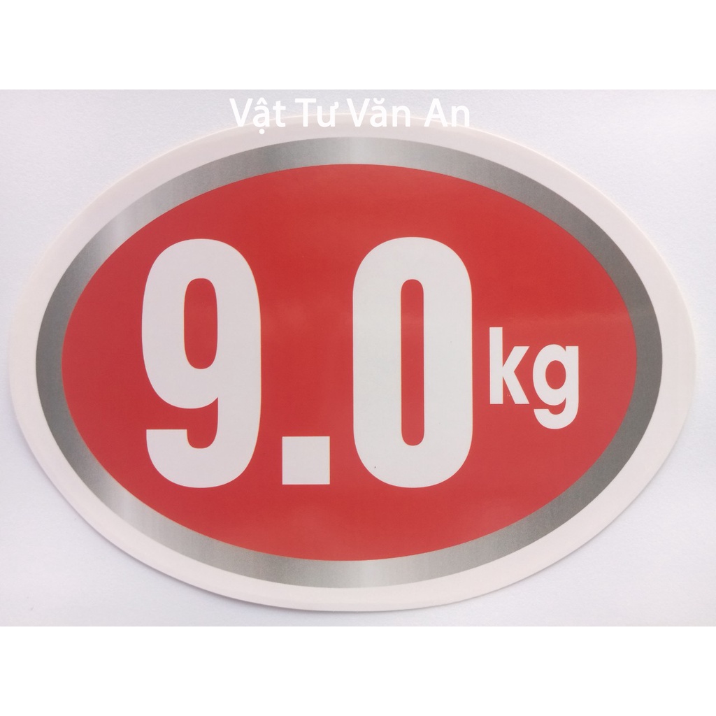 TEM SỐ KG DÁN MÁY GIẶT CÁC HÃNG sẵn keo tự dính - Các hãng Panasonic. Sanyo Aqua Toshiba. Samsung Sharp Hitachi. LG