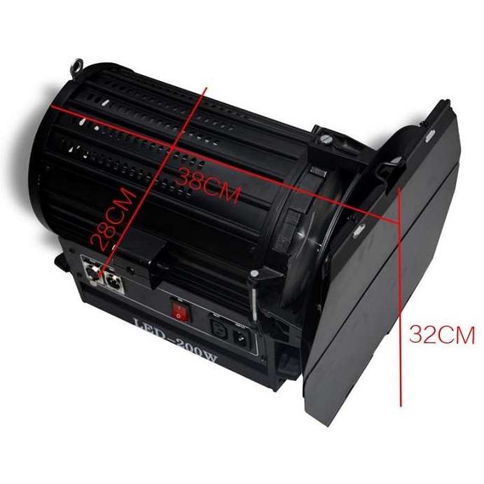 ĐÈN QUAY PHIM SPOTLIGHT LED 200W DMX 512