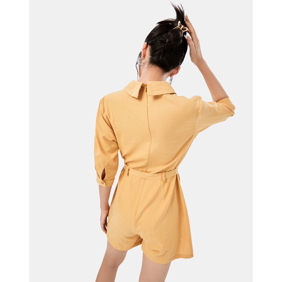 Jumsuit Thời Trang JUNO Linen Ngắn JNJUM005