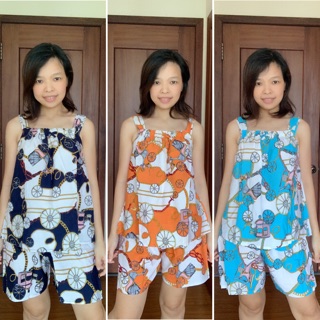 [Chọn mẫu] Bộ đùi áo dây bản to chất vải tole 2 da mịn mát.