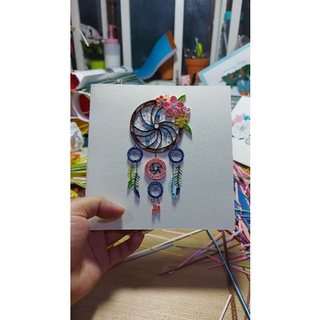 THIỆP QUILLING TÌNH YÊU