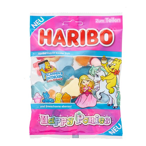 Kẹo Dẻo Hình Happy Ponies hiệu Haribo 175g