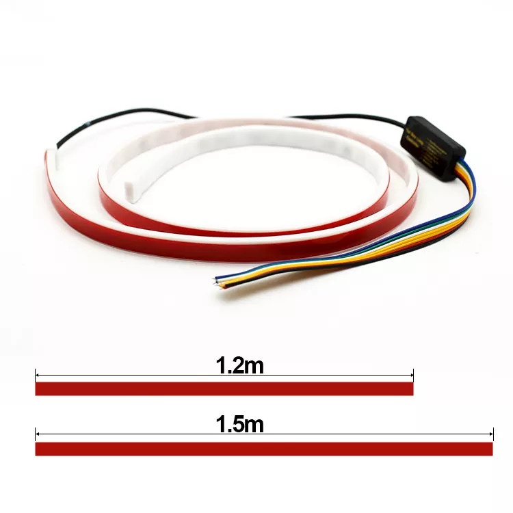 Dải đèn led đèn phanh, đèn hậu xe hơi ô tô, hiệu ứng chạy đuổi  120cm - 150cm - 180cm