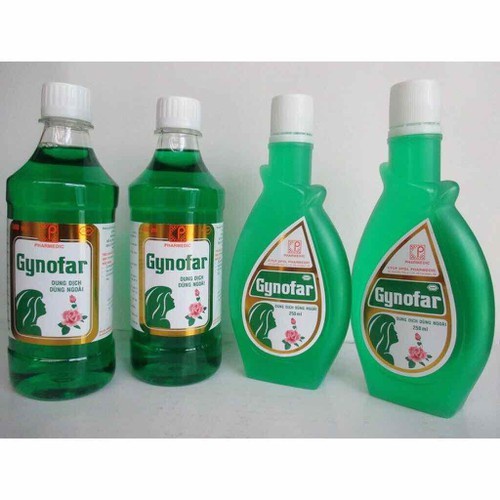 GYNOFAR - DUNG DỊCH VỆ SINH PHỤ NỮ, HỖ TRỢ TRỊ MỤN, RỔM SẢY