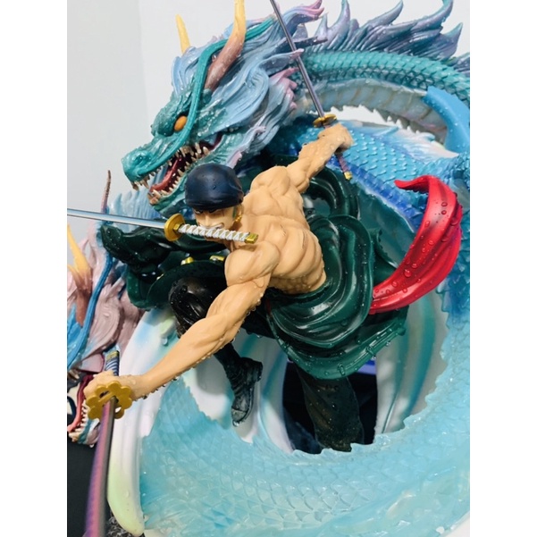 MÔ HÌNH ZORO TAM LONG CAO 50CM SIÊU TO 2 ĐẦU- MÔ HÌNH VIỆT NAM