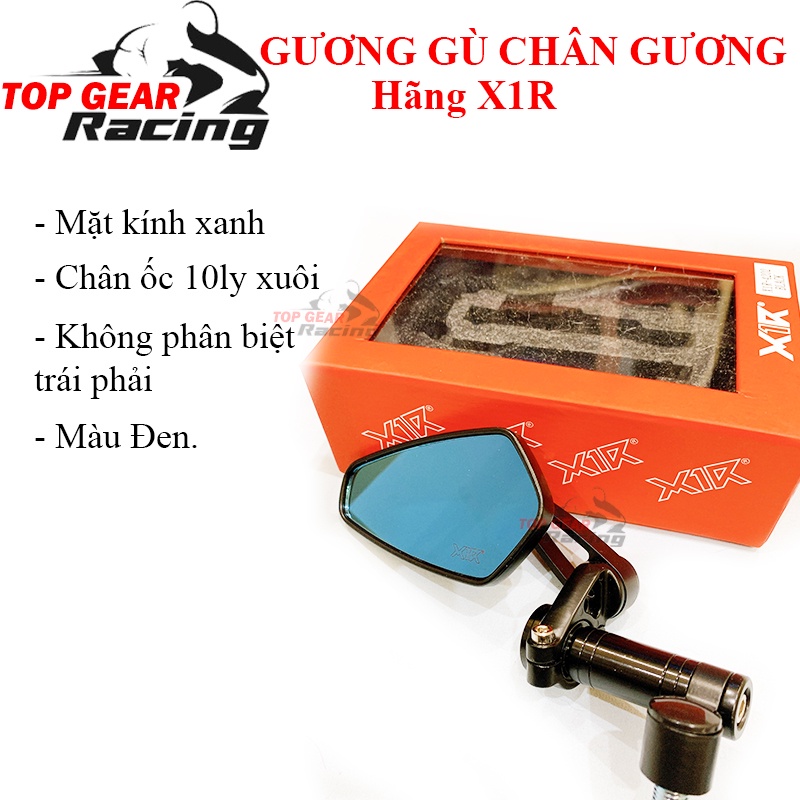 Gương Gù Chân Gương X1R Kèm Ốc TitanGr5 &lt;TOPGEAR&gt;