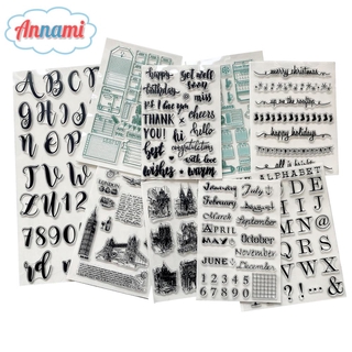 Con dấu nhiều họa tiết tùy chọn phong cách vintage trang trí sổ lưu niệm