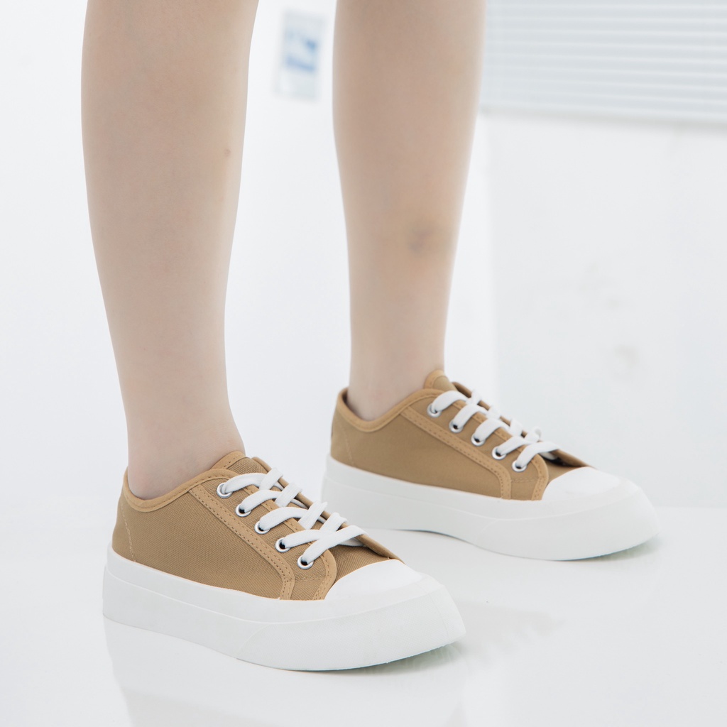 Giày MWC 0657 - Giày Thể Thao Nữ Sneaker Vải Đế Bánh Mì Thiết Kế Trẻ Trung