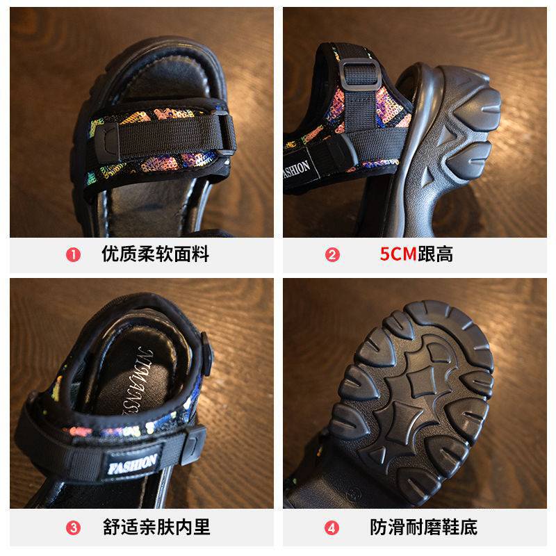 Giày sandal nữ Giày Sandal Thể Thao Đế Mềm Dày Plover Thời Trang Mùa Hè 2022