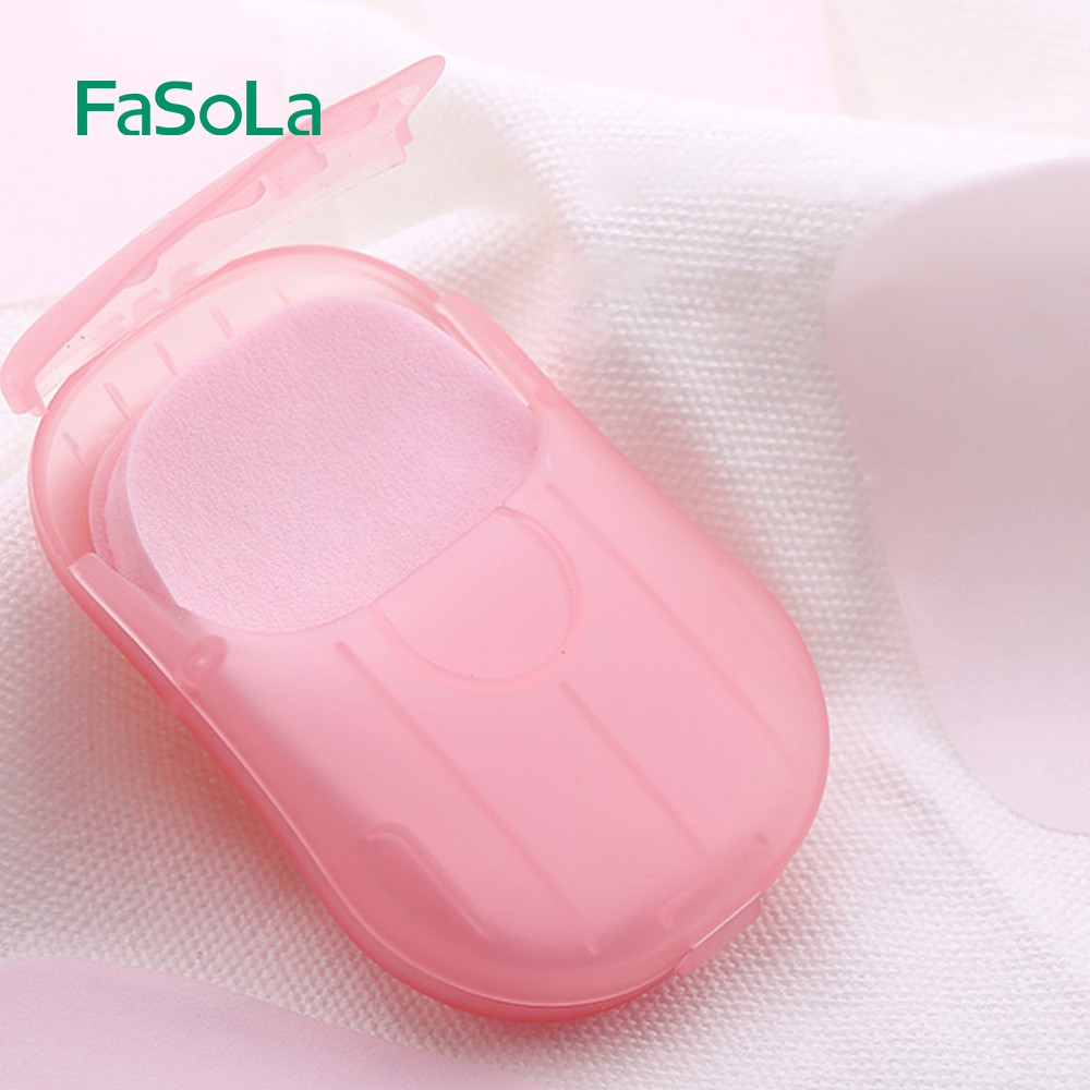 Xà phòng giấy bỏ túi tiện dụng (50 miếng) FASOLA FSLJY-162