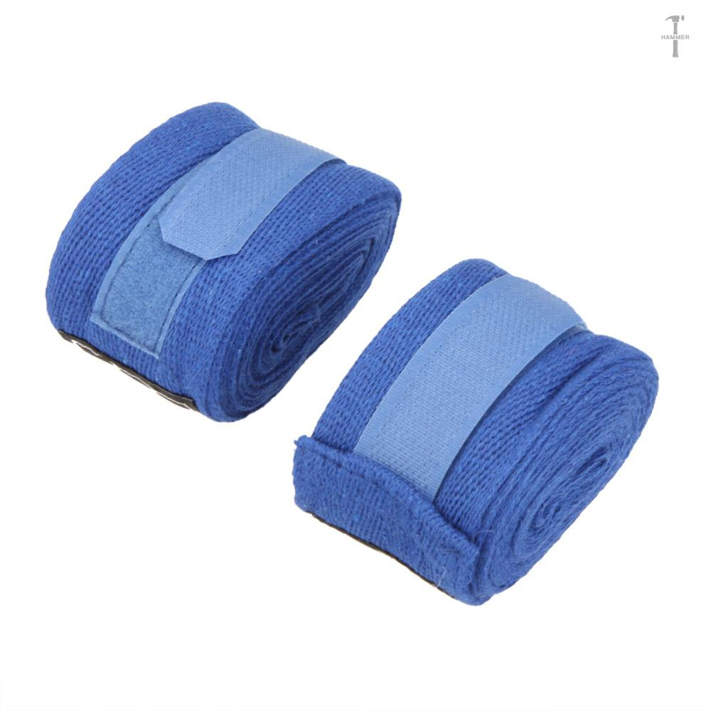 Cuộn 2 Cuộn Băng Quấn Tay 5cm Dài 2.5m 100% Cotton Hỗ Trợ Tập Boxing Muay Thai Mma Taekwondo