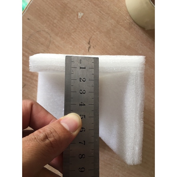 Khay Xốp Foam Góc 3 Cạnh 100 X 100 X 100Mm Bao Ngoài, Dày 1Cm, 2Cm, 3Cm