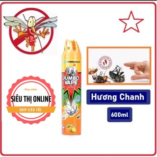 Bình xịt muỗi jumbo chai 600ml