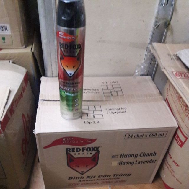 Bình xịt côn trùng Red Foxx 600ml