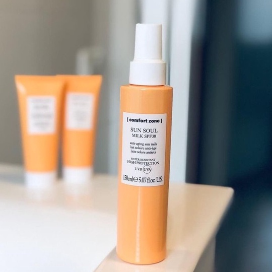Sữa chống nắng dành cho mặt và cơ thể SUN SOUL MILK SPF 30 Comfort Zone 150ml