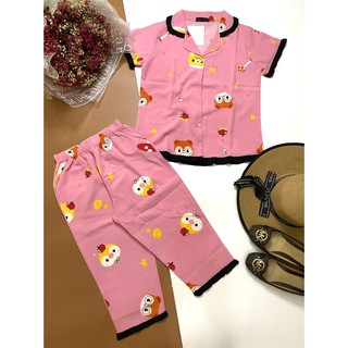 Bộ lững pijama lững vải lụa mặc nhà mịn mát