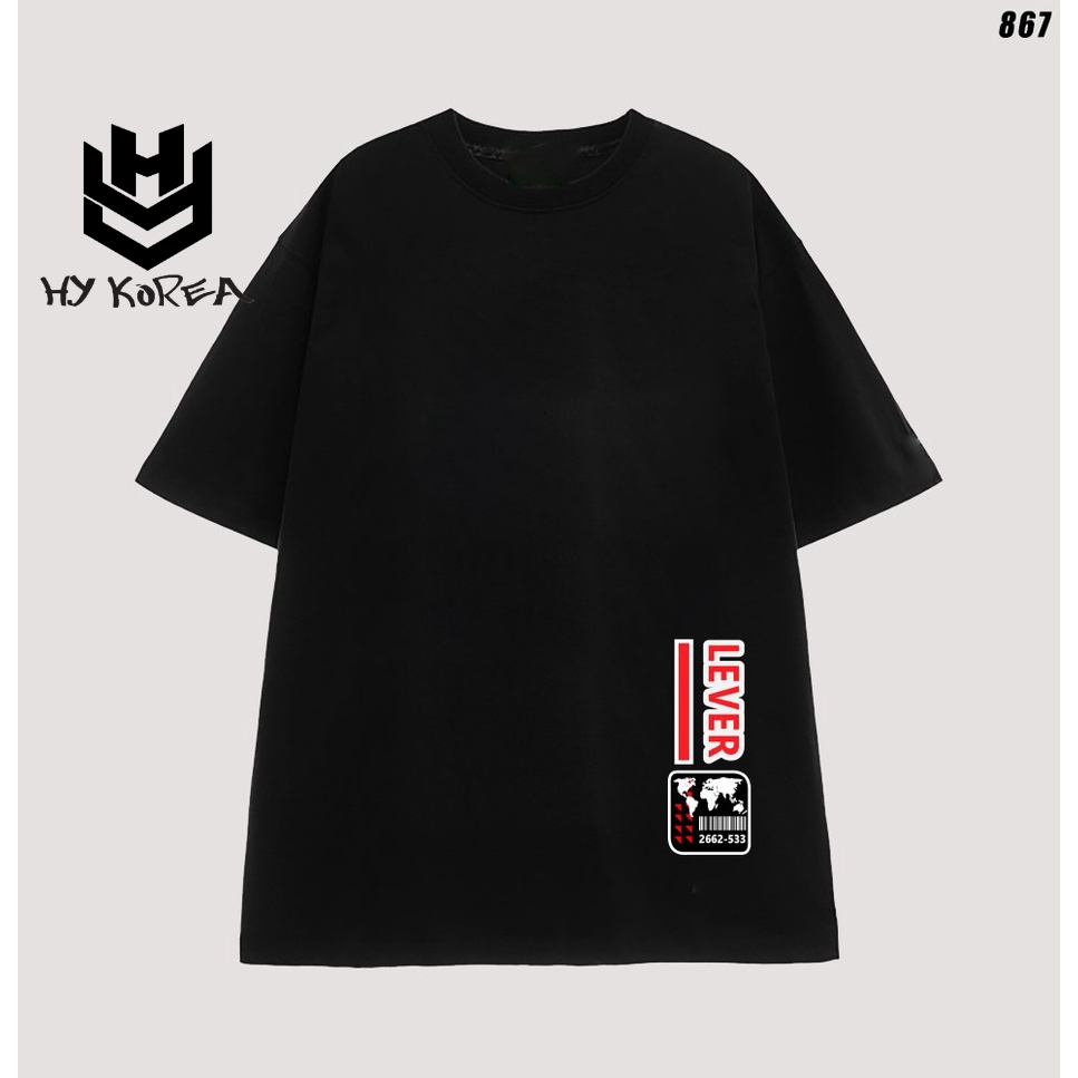 Áo Thun Tay Lỡ Nam nữ Cotton 100 Form Rộng HY KOREA Bộ não Another Level 867.