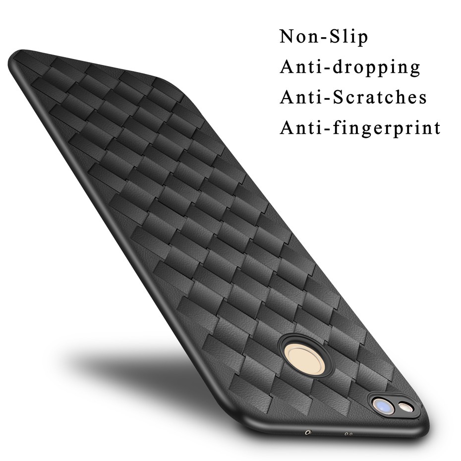 For Motorola Moto E4+ C Plus G5S Plus Soft TPU Weave Phone Case