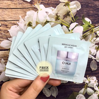 Sample 10 Gói Kem Dưỡng OHUI Cấp Nước Dưỡng Ẩm Dành Riêng Cho Da Dầu Nhờn, Nhạy Cảm Ohui Miracle Aqua Gel Cream