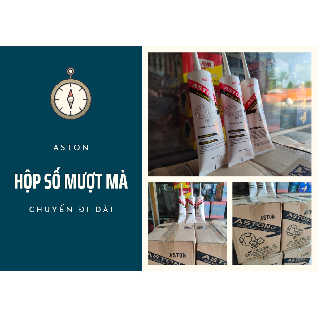 Nhớt hộp số giá rẻ ASTON USA cho xe tay ga