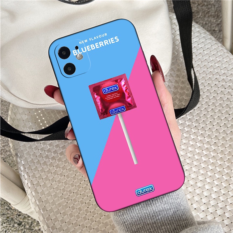DUREX Silicone Ốp Điện Thoại Silicon Mềm In Hình Nghệ Thuật Cho iphone 11 12 mini pro max se 2020 dm63