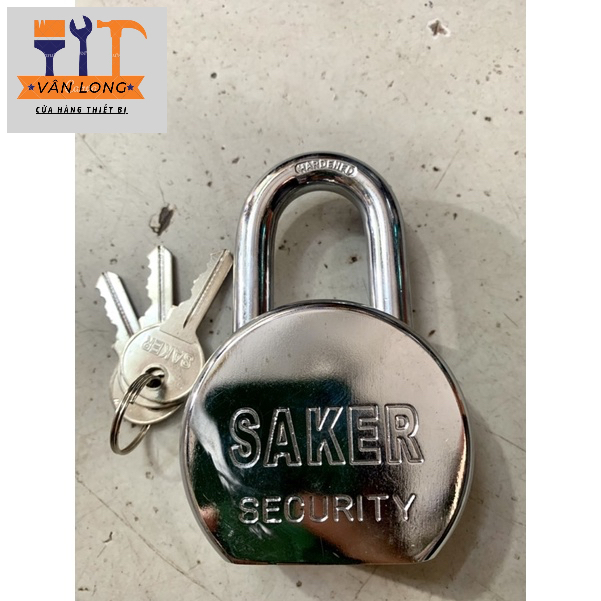 Ổ KHOÁ TREO BẤM CỬA - CỔNG SAKER 3 CHÌA ( Bộ bằng đồng Rin ) Chống mưa rỉ sét