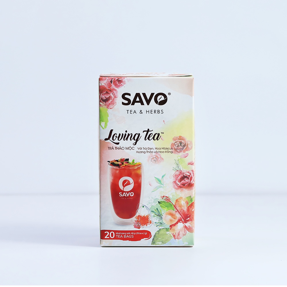 Trà savo loving tea 20 gói x 2g KPHUCSINH - Hàng Chính Hãng