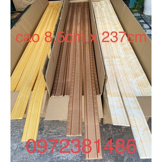 Phào chỉ xốp, viền xốp dán tường 3d khổ lớn nhất 237cm x 8,5cm giá gốc nhiều màu