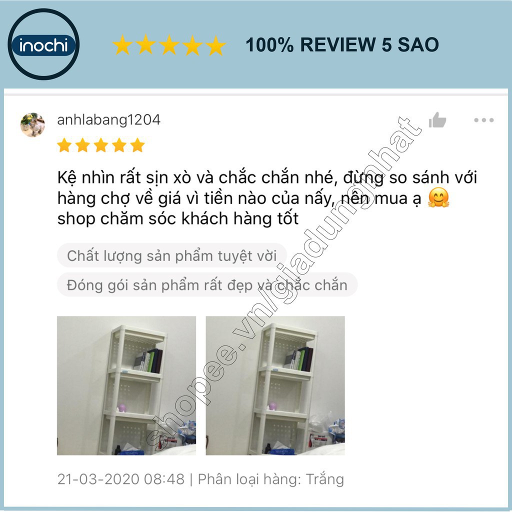 Kệ Đa Năng 4 Tầng Inochi Nhựa Dùng Để Đựng Gia Vị Nhà Bếp Đựng Đồ Thực Phẩm Hoặc Làm Giá Để Đồ Nhà Tắm Phòng Ngủ (tiêu c | BigBuy360 - bigbuy360.vn