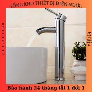 Vòi lavabo dương bàn nóng lạnh cao cấp SNL33 tặng đôi dây cấp inox