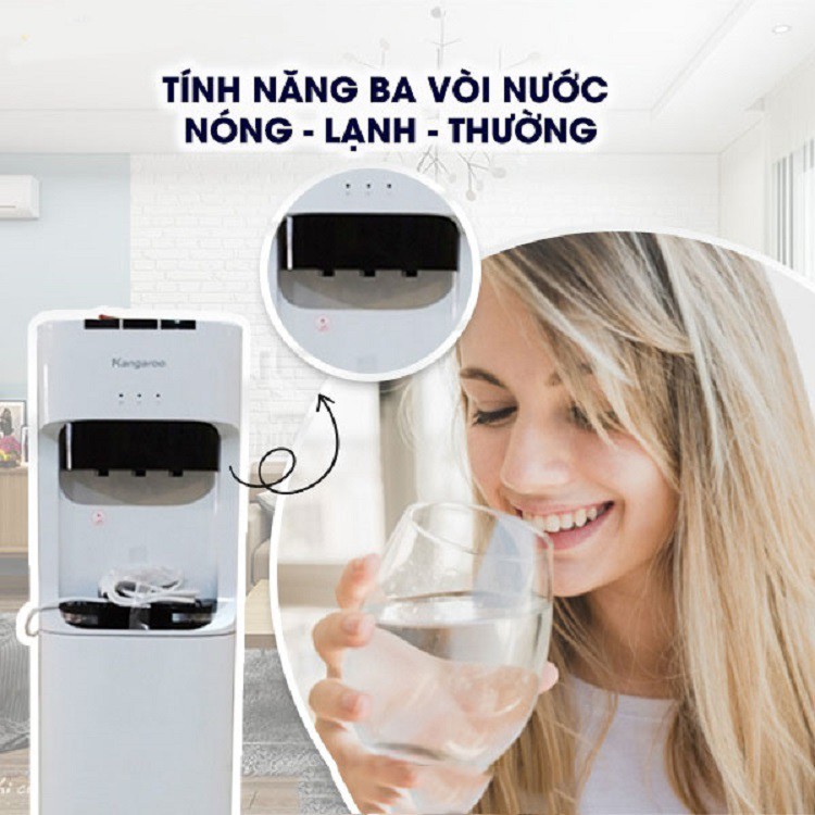 Cây Nước Nóng Lạnh Hút Bình Kangaroo KG50A3
