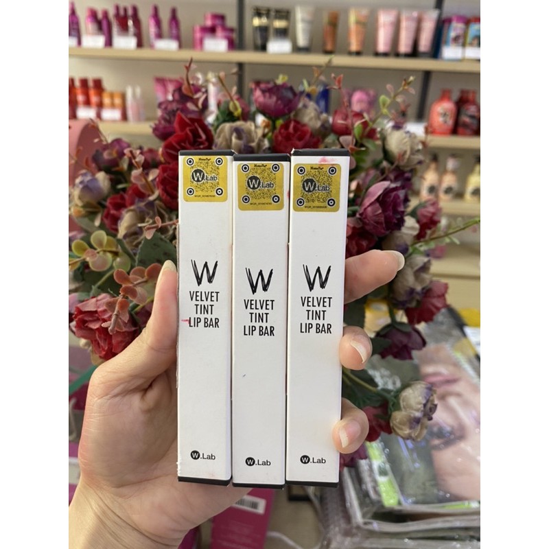 Son trang điểm 3 trong 1 W.LAB Velvet Tint lip bar 0,28gr