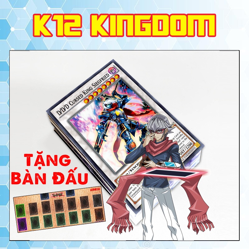 Bài Yugioh ❤️FREESHIP❤️ Thẻ bài Yugioh DDD Declan Akaba deck 54 lá