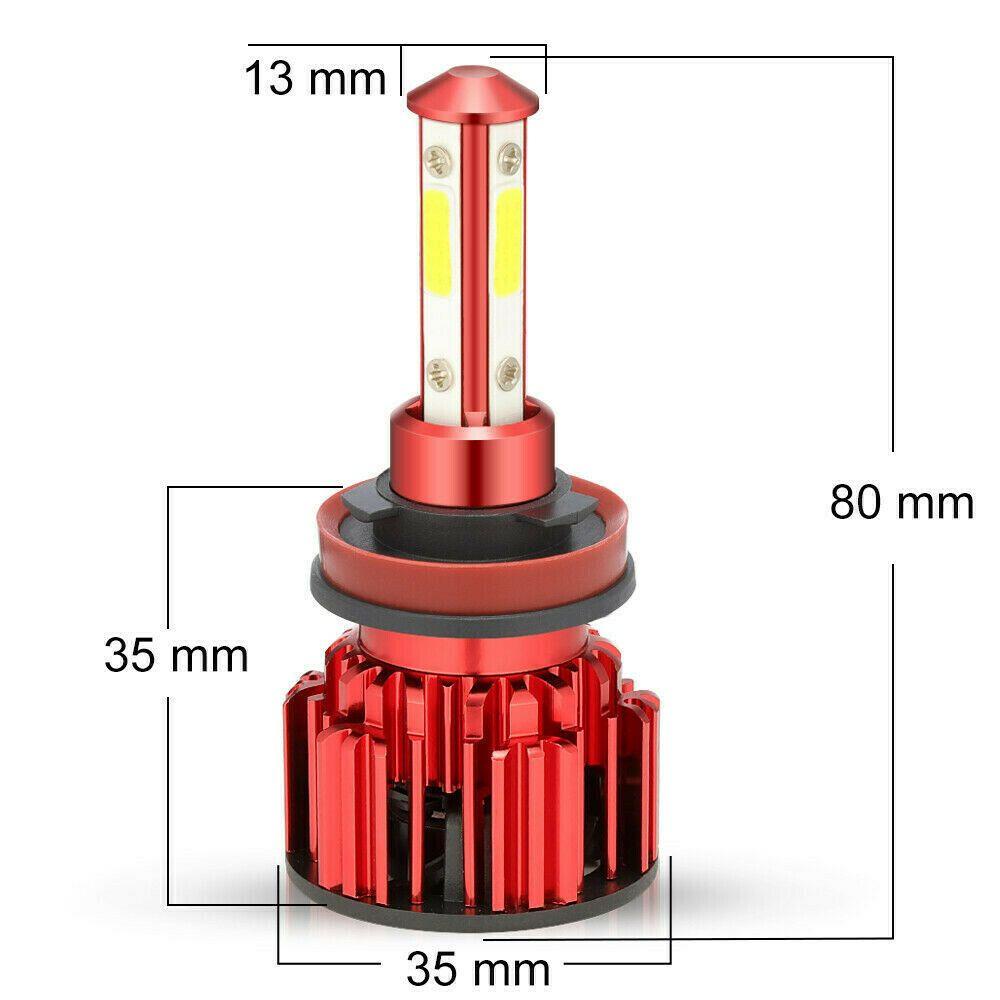 JONYE Set 2 Đèn Sương Mù H11 / H8 / H9 / H16 DRL Dành Cho Ô Tô