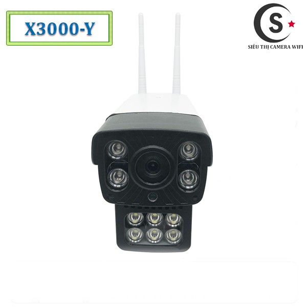 Camera Ngoài Trời Yoosee 2 Râu X3000 - Hỗ Trợ 6 Đèn LED Và Hồng Ngoại